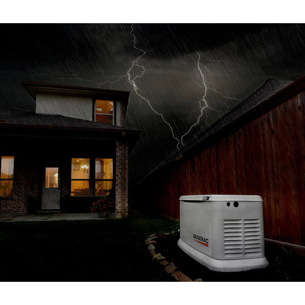Generac 7210 Guardian 24kW Home Standby Generator with 200A Transfer Switch B30909