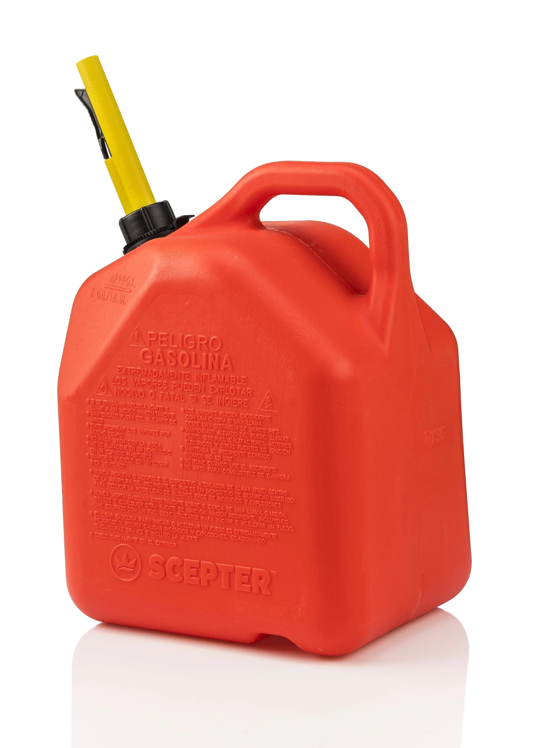 Scepter Ameri-Can 5 Gallon Gasoline Can, Red Fuel Container O212