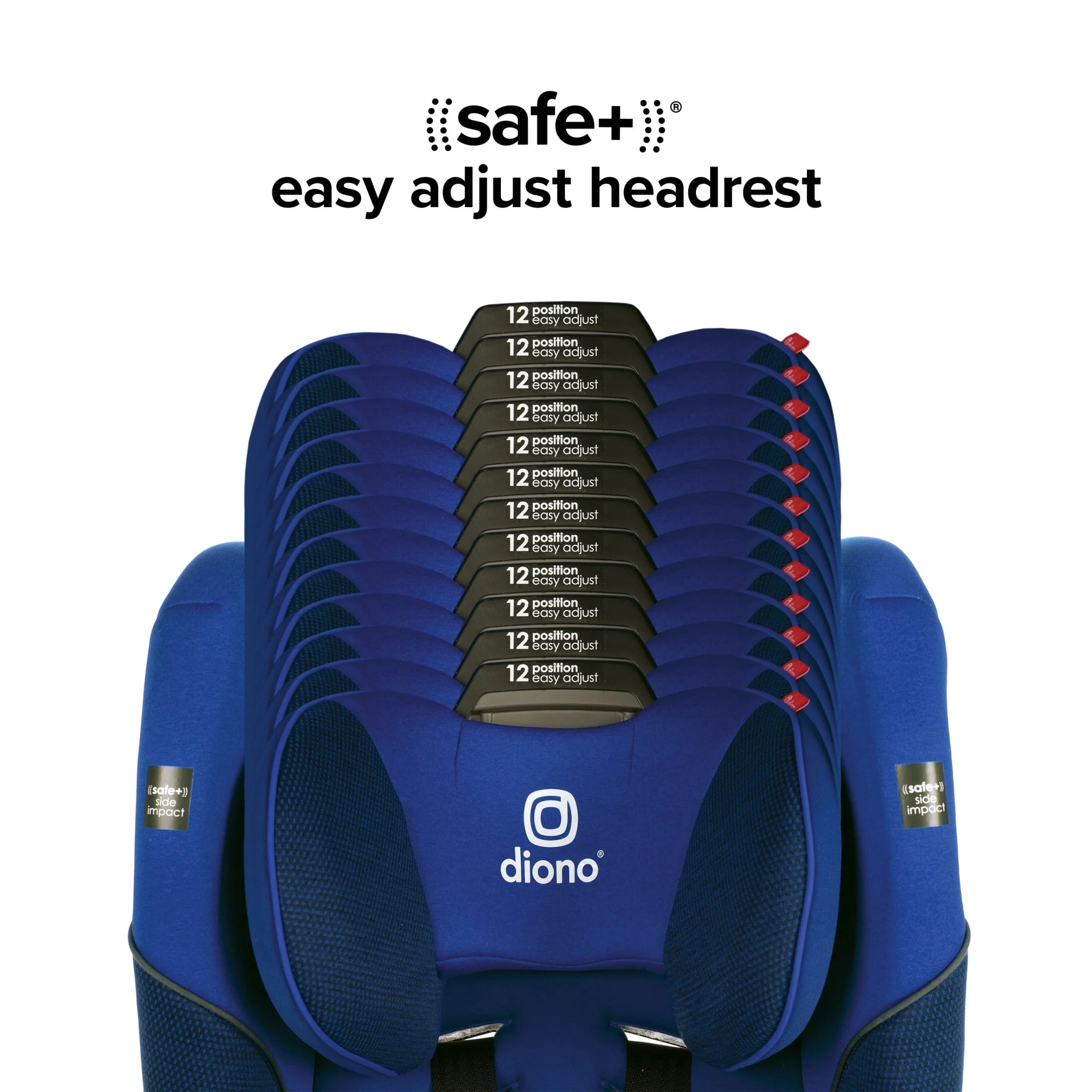 Diono Radian 3QXT SafePlus All-in-One Convertible Car Seat, Red B871