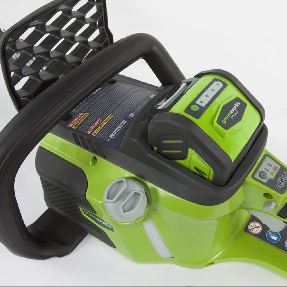 Greenworks 40V 16" Brushless Cordless Chainsaw with Battery and Charger T3142