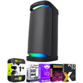 Sony SRSXP700 X-Series Portable Bluetooth Wireless Party and Karaoke Speaker Bundle with Tech Smart USA Audio Entertainment Essentials Bundle 2020 + 1 Year Protection Plan