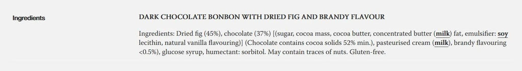 Rabitos Royale Chocolate Fig Bonbons, 8 pcs K410125