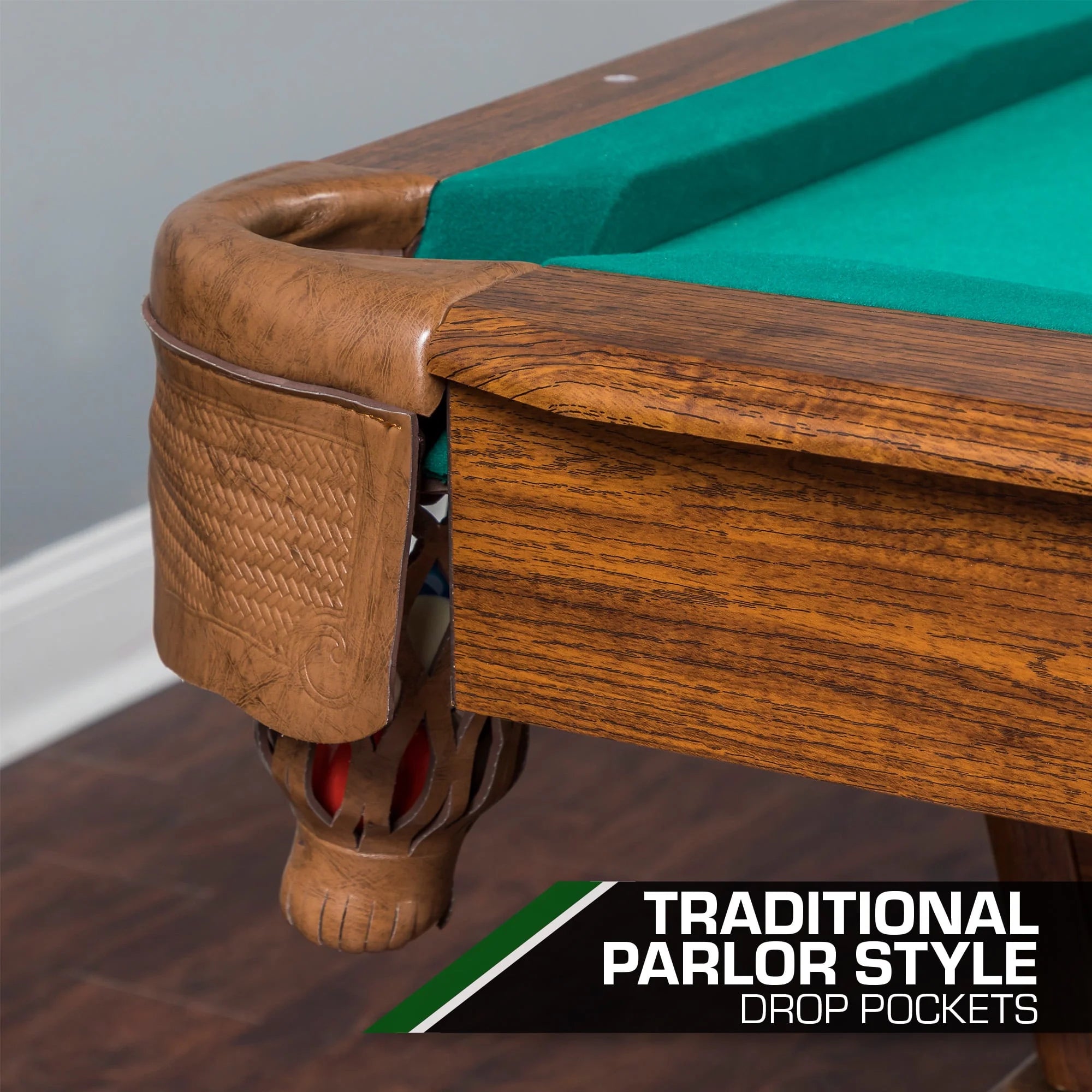Classic Sports Brighton 87 Billiard Pool Table, Tan G11980