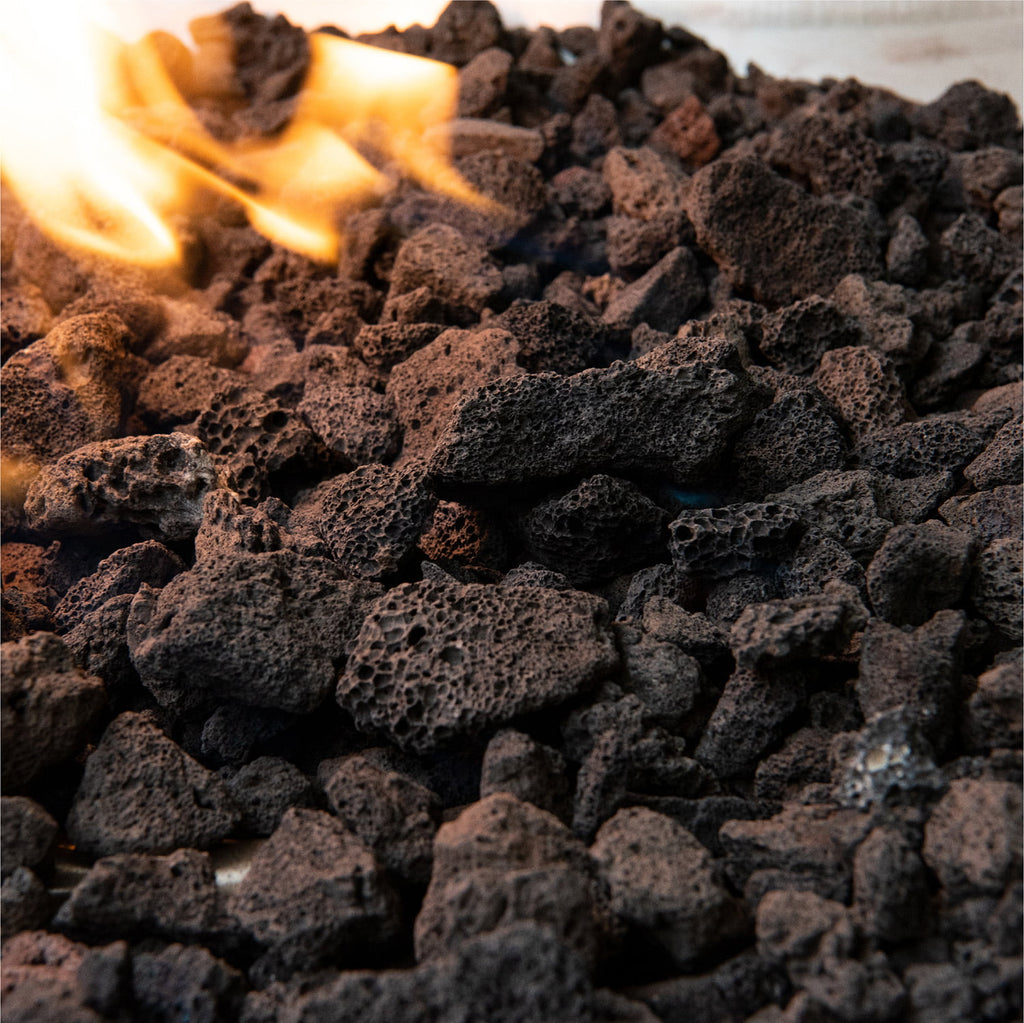 Red Lava Rock 3/4" for Fire Pits & Fireplaces, 10 Pounds I274747