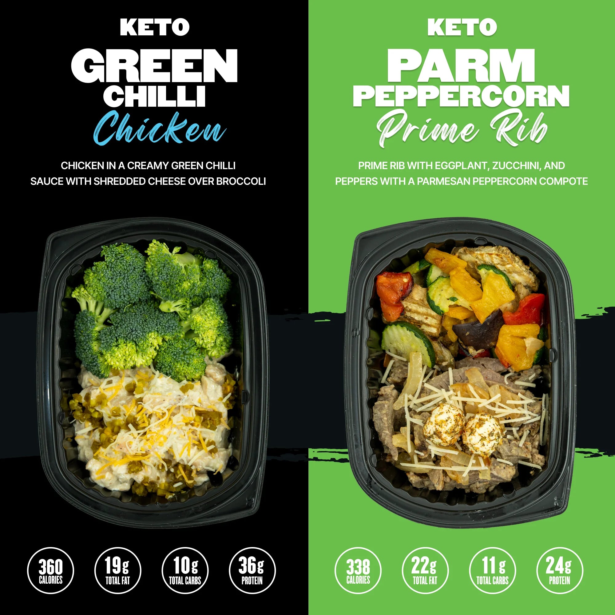 Clean Eatz Keto Diet Meal Plan - 6 Frozen Meals Delivered M953