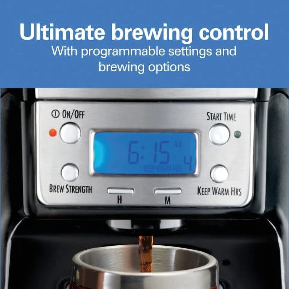 Hamilton Beach BrewStation Summit 12-Cup Coffeemaker, Stainless Steel I7288