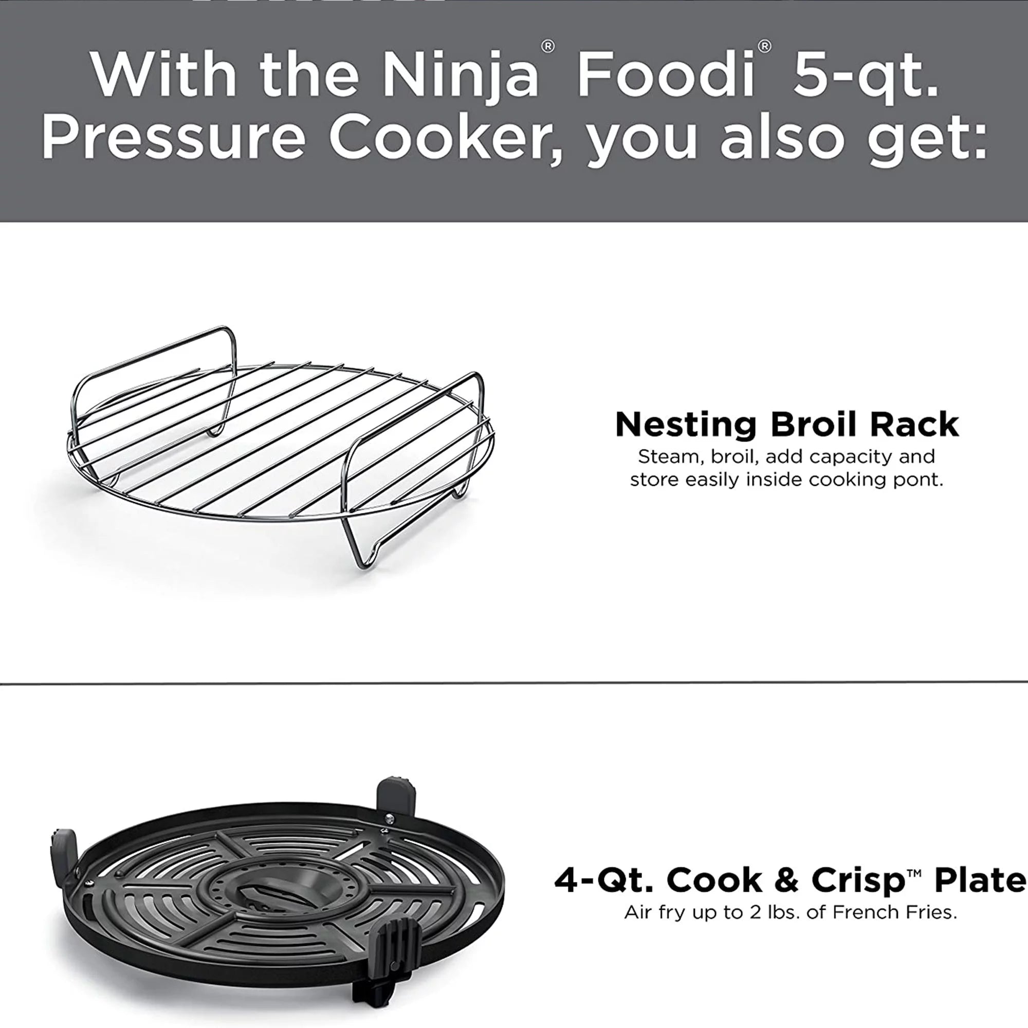 Ninja Foodi 9 in 1 Pressure Cooker and Air Fryer, Silver M1713