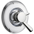 Delta Linden Collection Chrome Finish Monitor 17 Series Dual Control Valve Only Trim Kit for Shower Faucet Includes Rough Valve