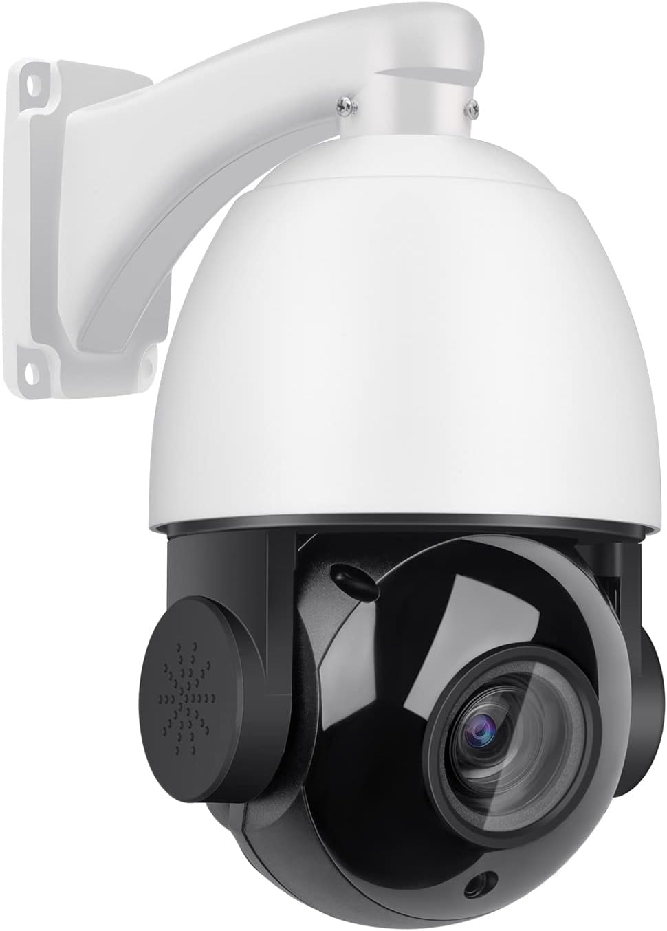 4K 8MP PTZ PoE IP Dome Camera with 18X Optical Zoom, 165ft IR Night Vision, IP66 M8663