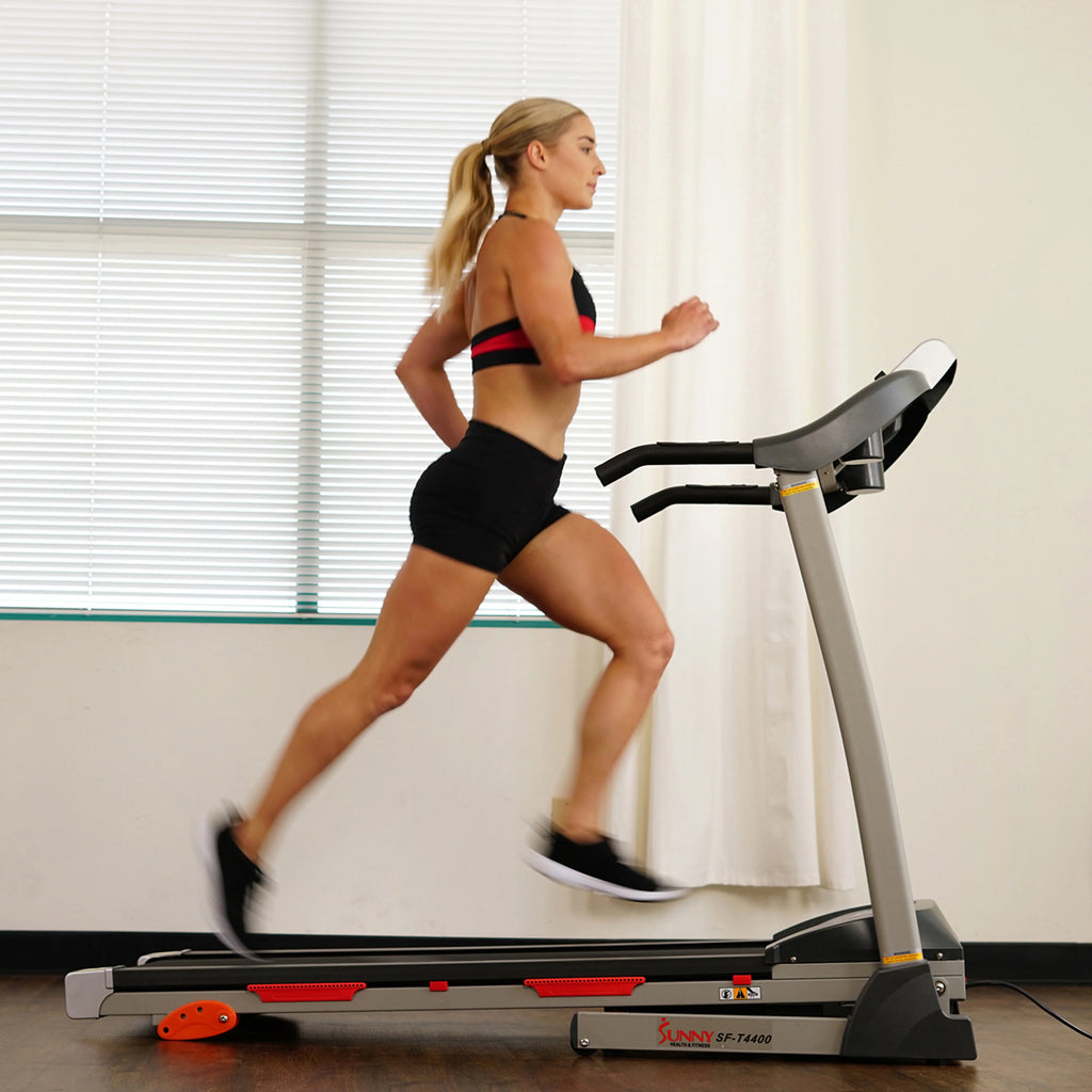 Sunny Health & Fitness Folding Treadmill with Manual Incline SF-T4400 M524297