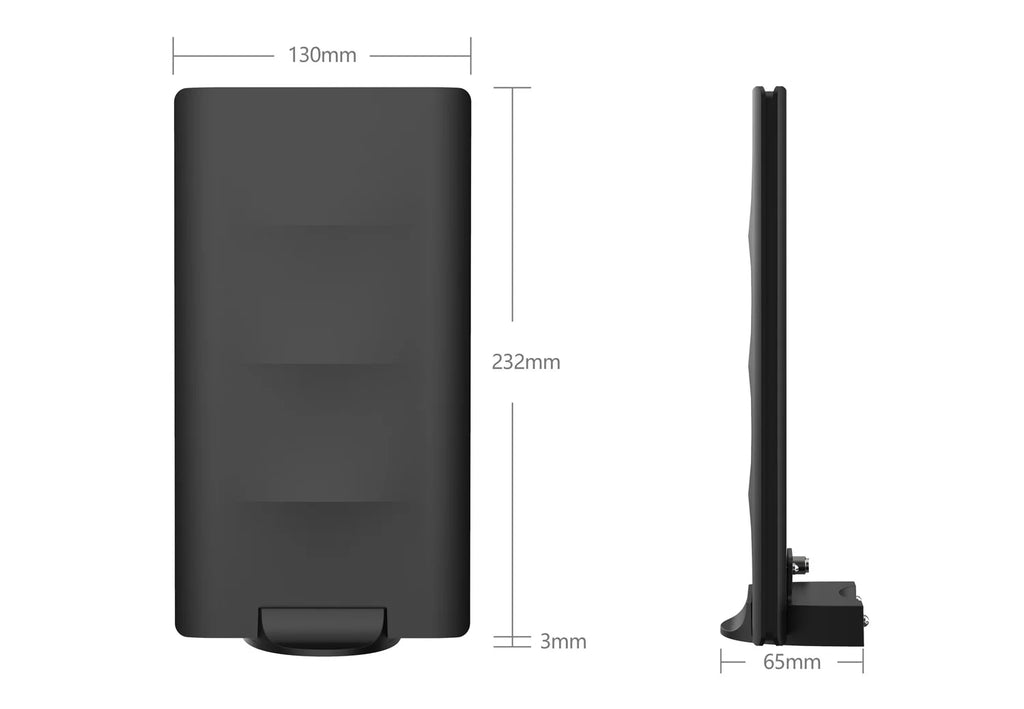 Outdoor Indoor Digital TV Antenna 200+ Miles with Amplifier, 33FT Coax Cable P58595