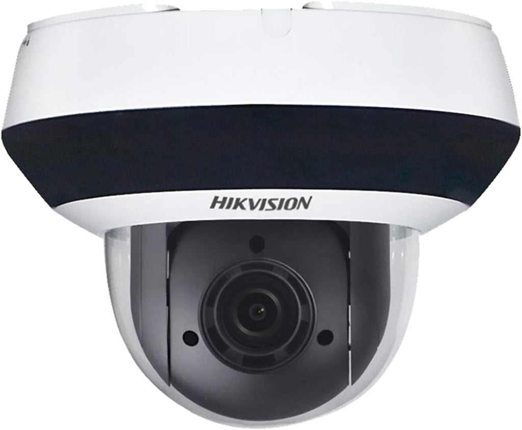 Hikvision 4MP POE Mini PTZ IP Camera DS-2DE2A404IW-DE3,Pan/Tilt/2.8mm~12mm 4X Optical Zoom，Smart IR Night Vision，Audio/Alram Interface， H.265+, Upgrade Version for DS-2DE3304W-DE