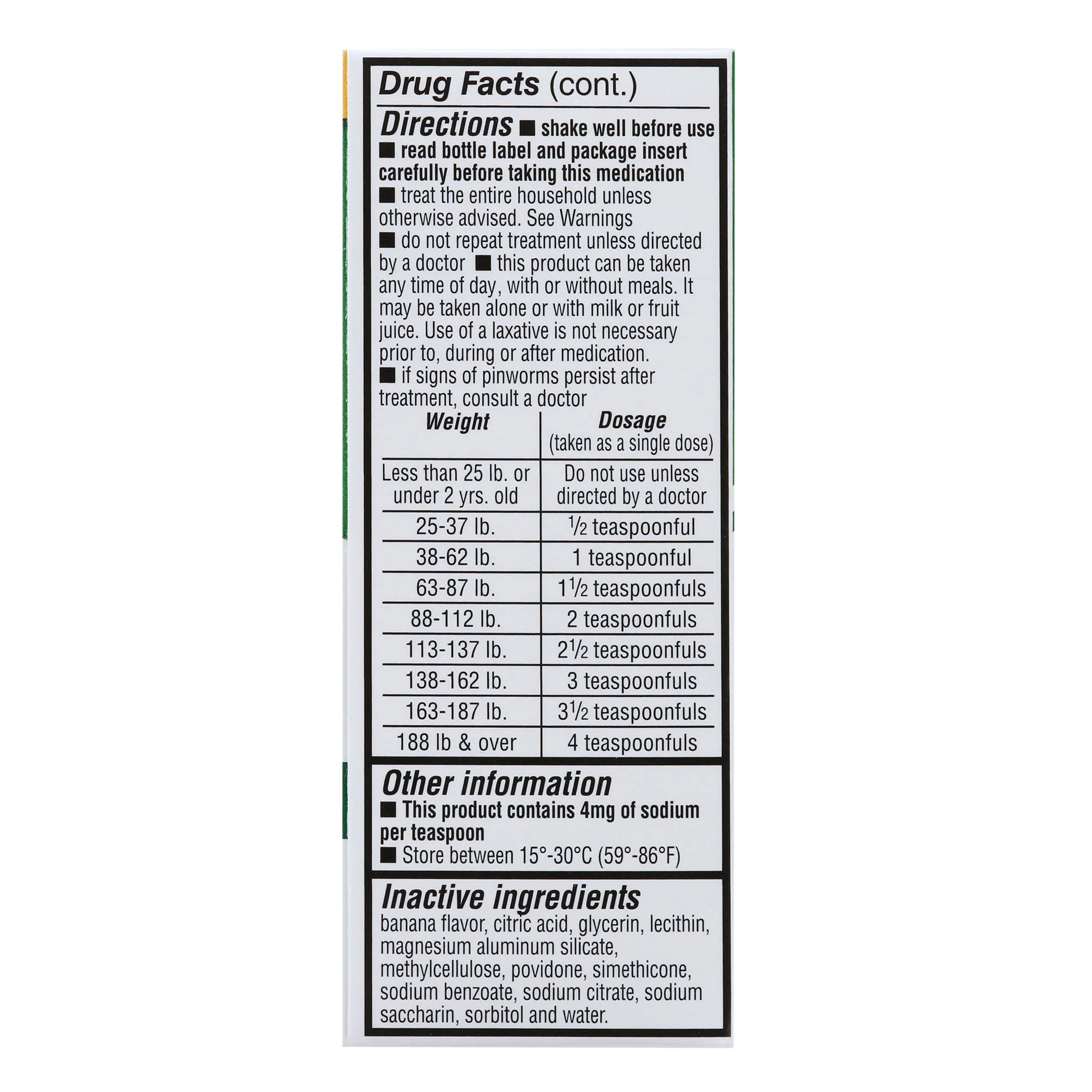 Reese's Pinworm Medicine, 1 fl oz W8365