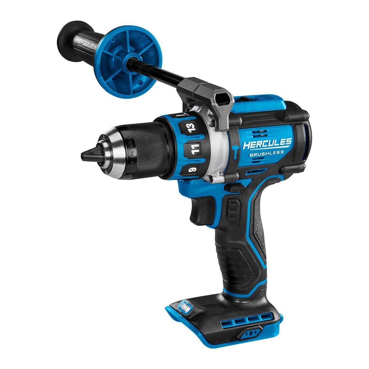 HERCULES 20V Brushless Cordless, 1/2 in. Compact Hammer Drill/Driver - Tool Only