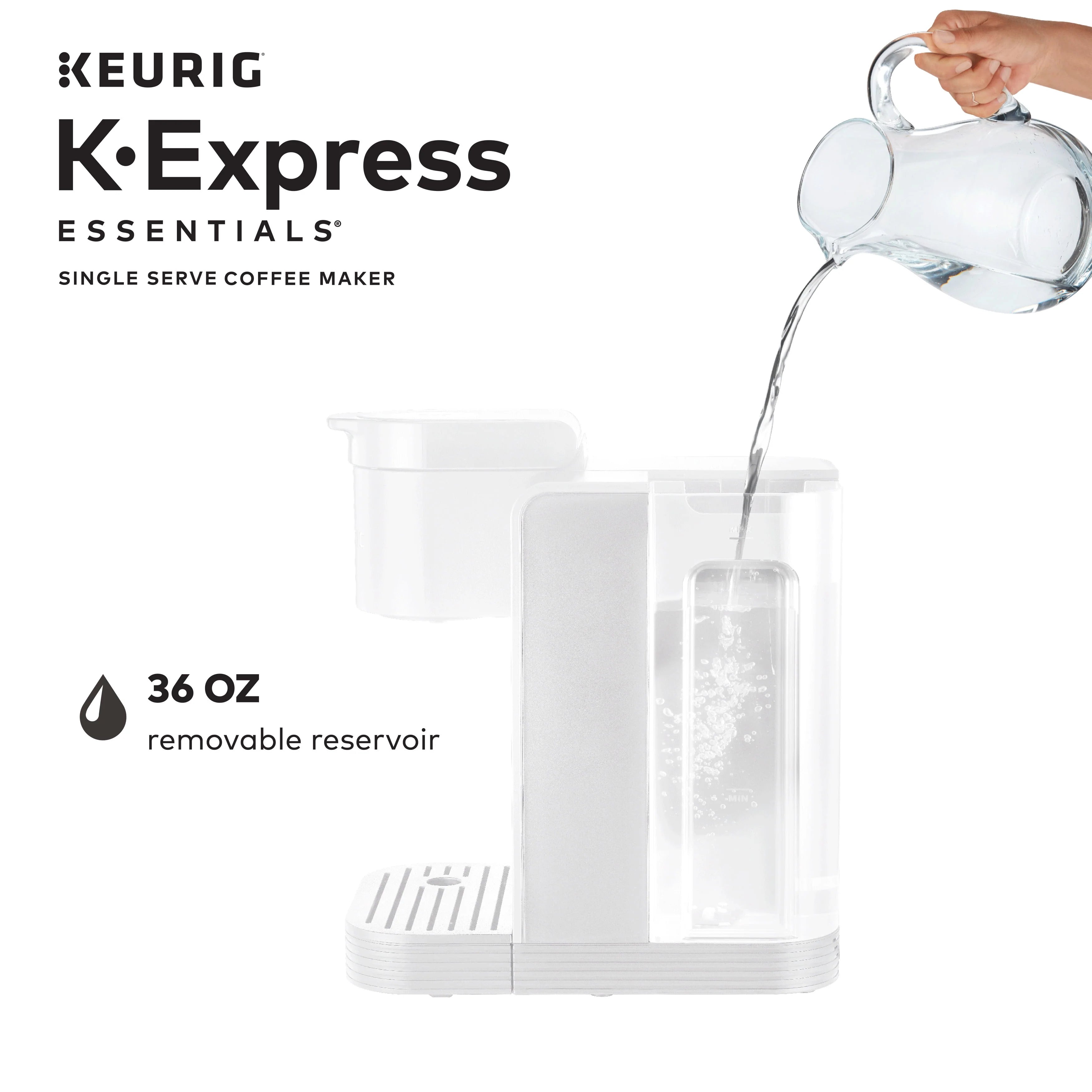 Keurig K-Express Essentials Single Serve K-Cup Pod Coffee Maker, Black L838940