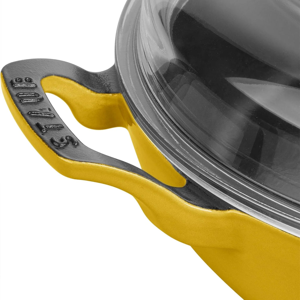 Cast Iron 3.5-Qt Braiser with Glass Lid - Citron C437544