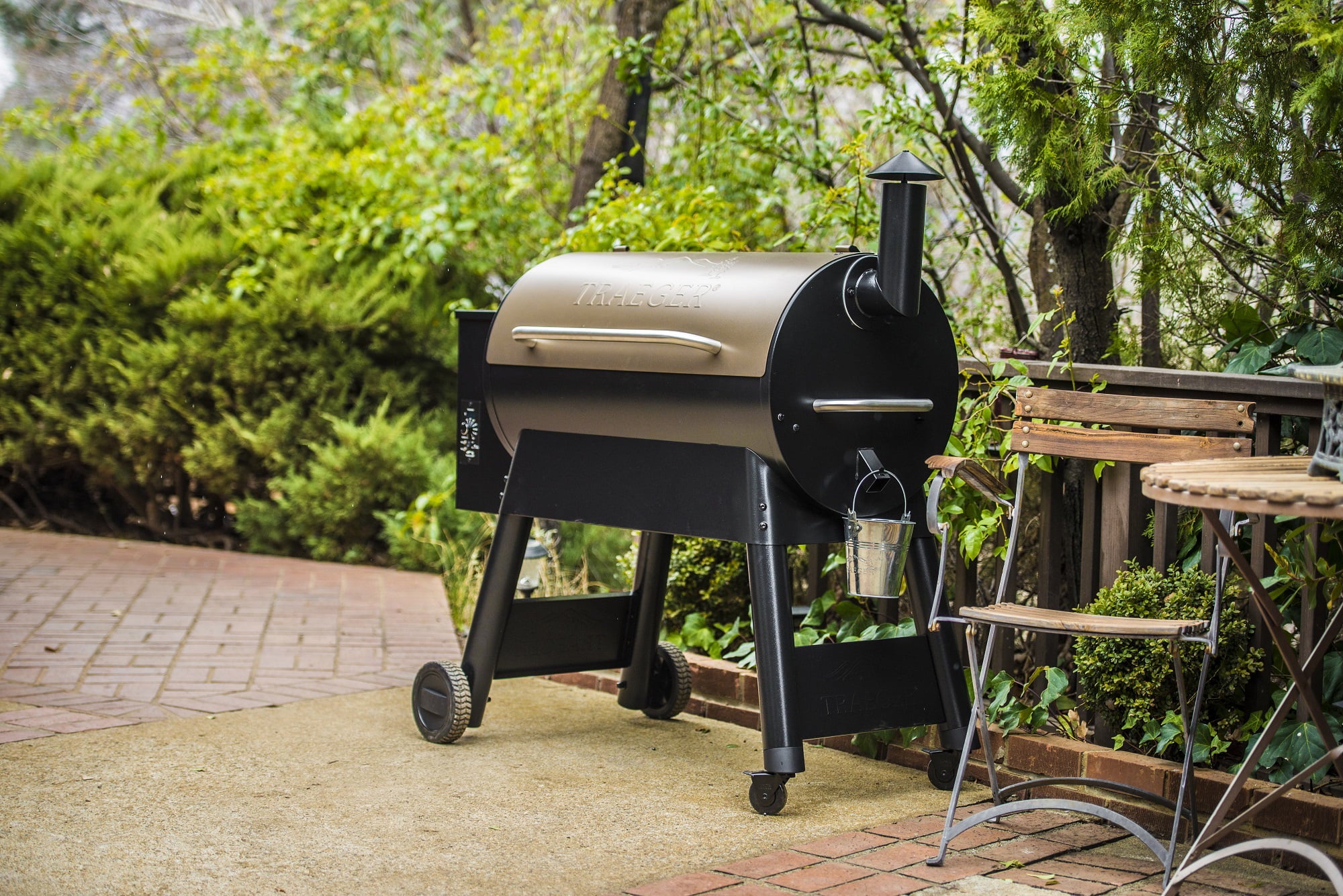 Traeger Pro 34 Wood Pellet Grill and Smoker, Bronze B87670