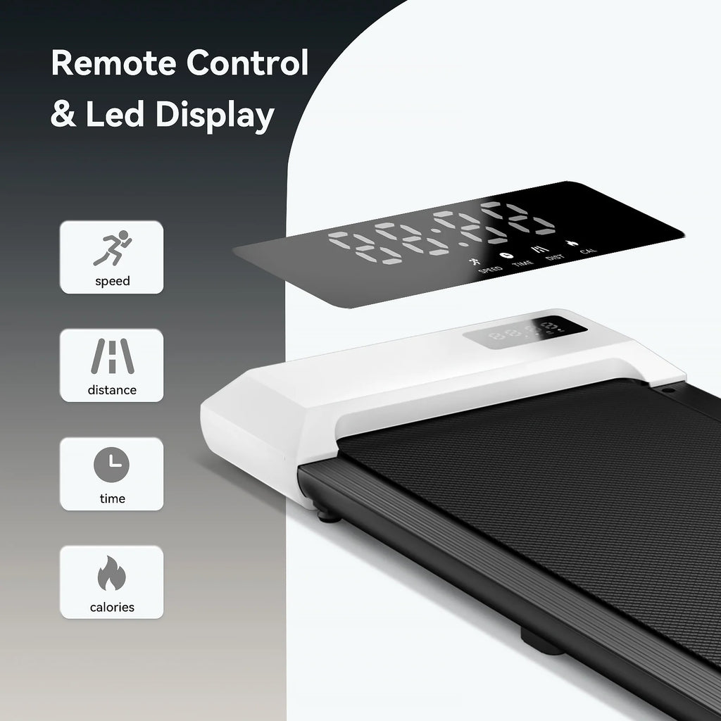 Dpforest Walking Pad 2 in 1 Under Desk Treadmill with Remote Control D6097
