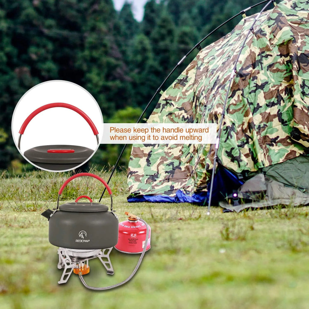 REDCAMP 0.8L Folding Camping Kettle with Carrying Bag A3528