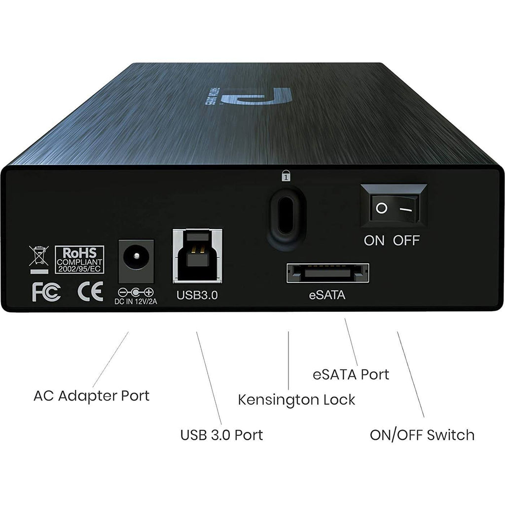 Fantom Drives 3TB 7200RPM USB 3.0 Aluminum External Hard Drive R855884