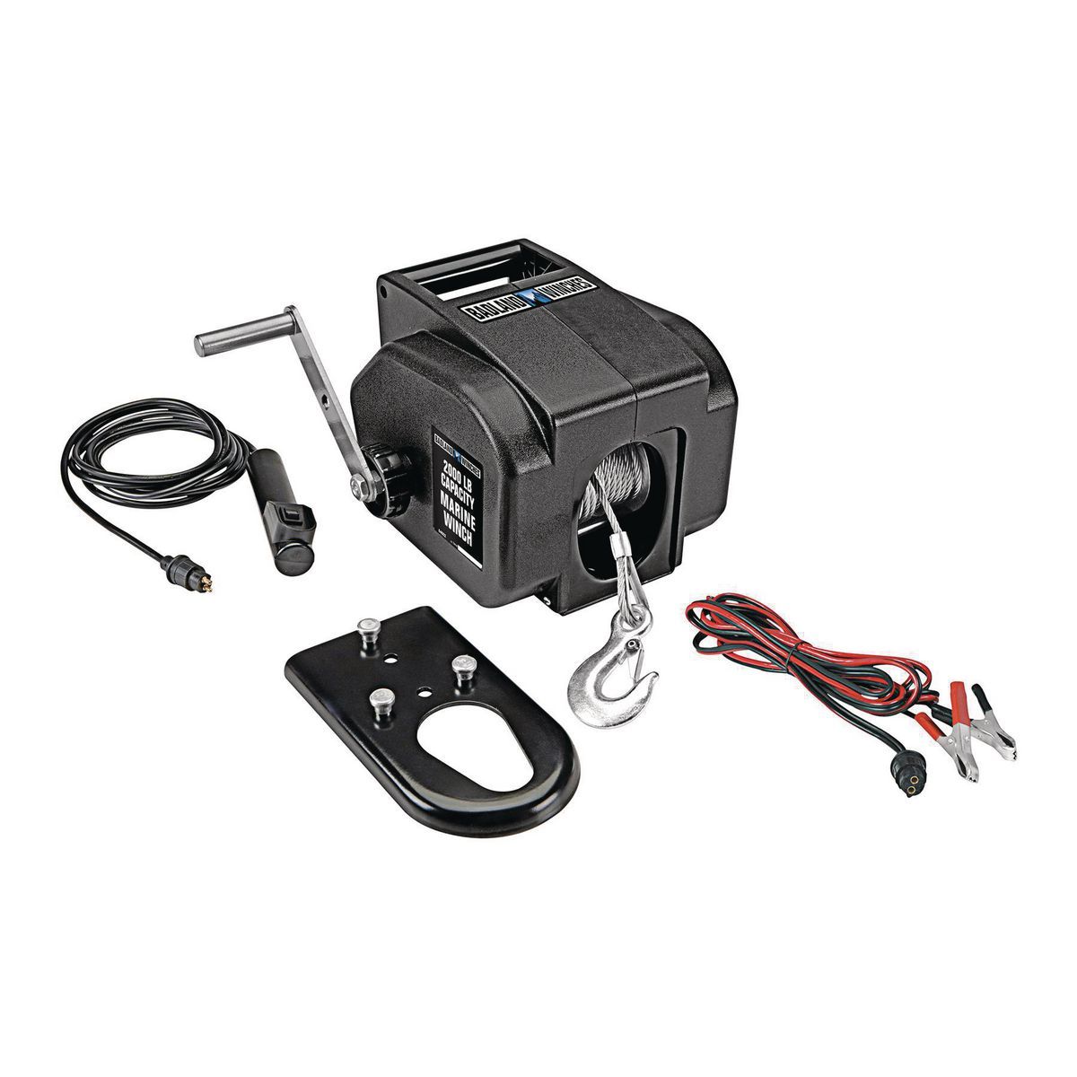 BADLAND 2000 lb. Marine Electric Winch