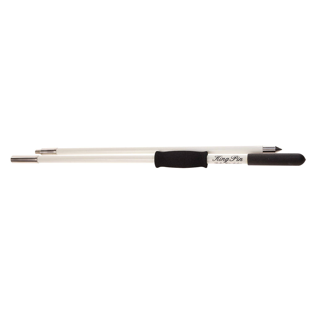 Panther 12 ft King Pin Anchor Pole - 2-Piece - White