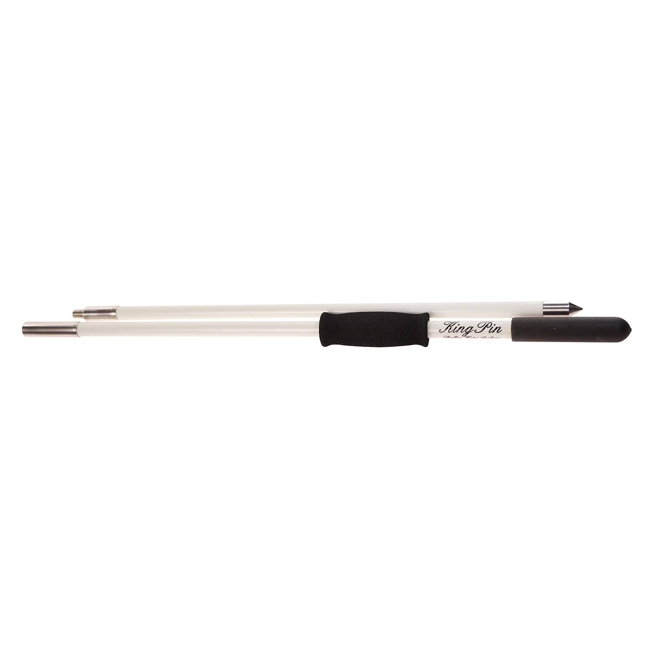 Panther 12 ft King Pin Anchor Pole - 2-Piece - White