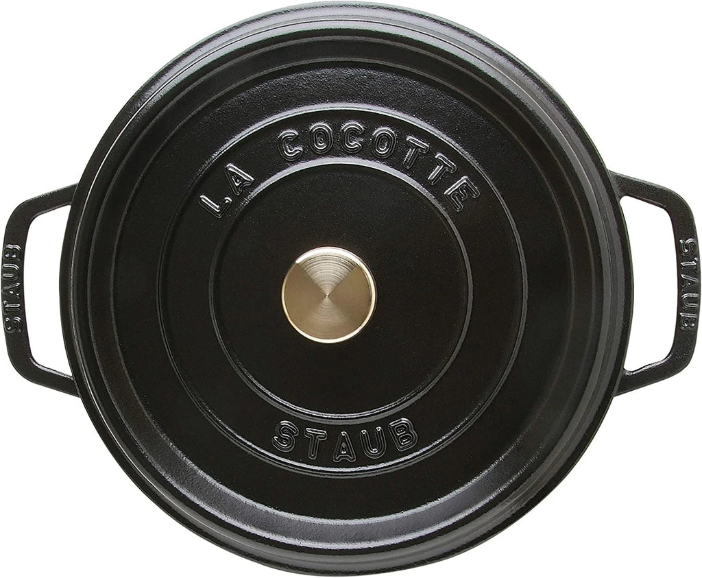 Matte Black Cast Iron Dutch Oven 5-qt Tall Cocotte Made in France S79006