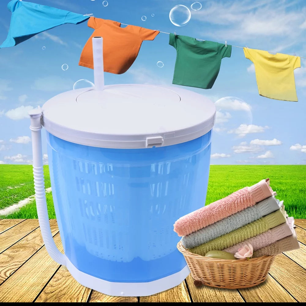 Oukaning Portable Compact Handle Dryer Mini Spin Dryer E460324