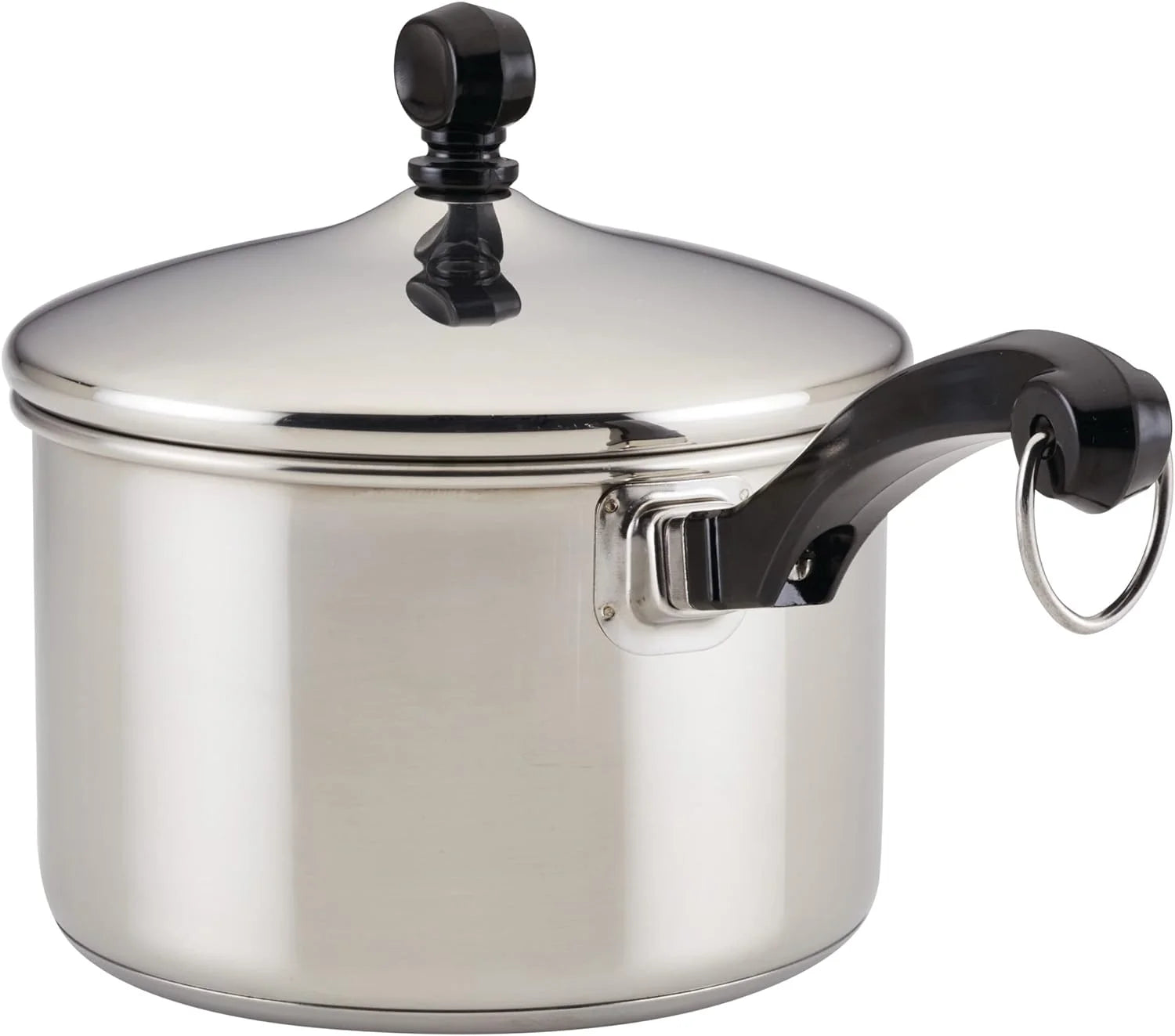 Farberware Classic Stainless Steel Saucepan with Lid, 3 Quart E8869