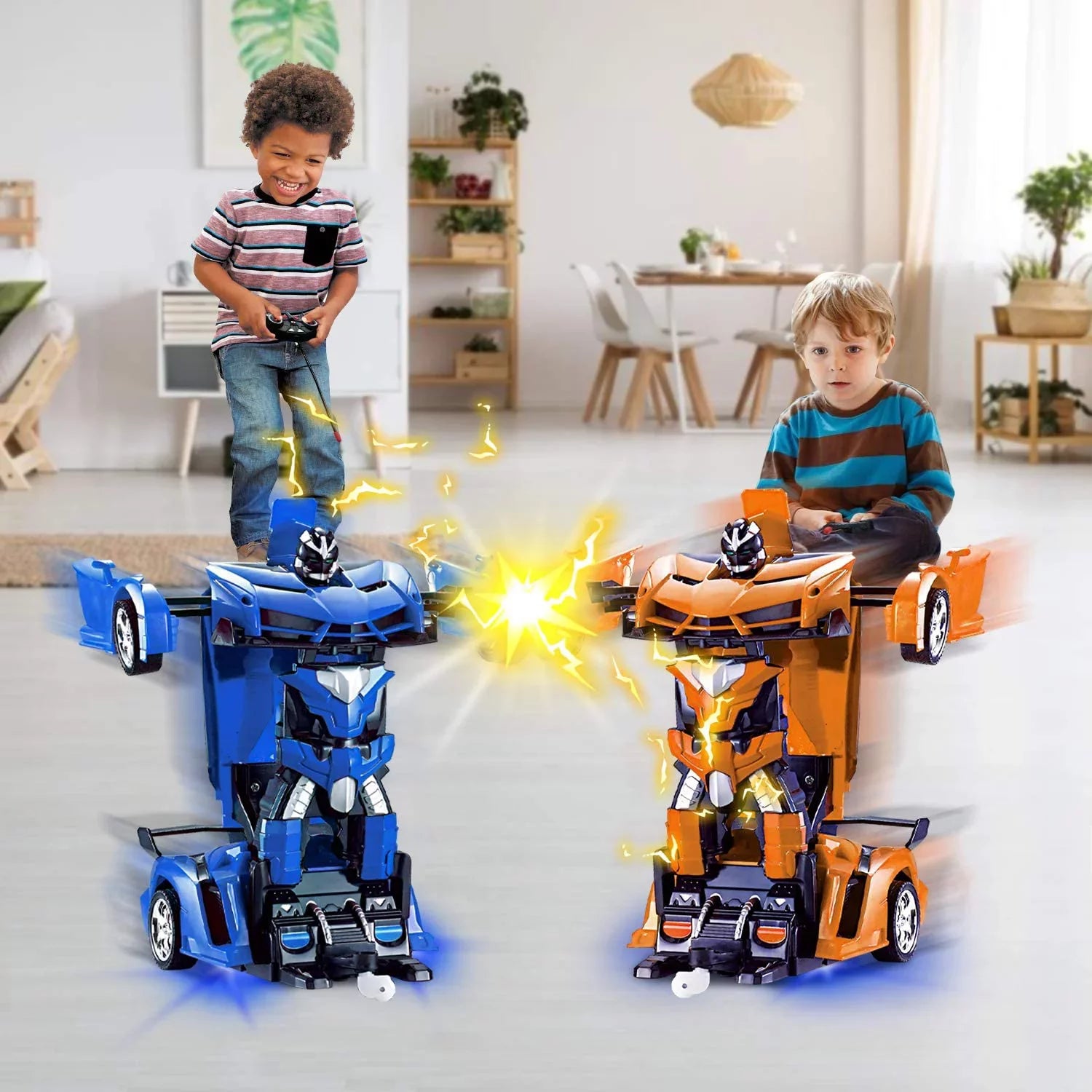 2-in-1 Transform Robot RC Car for Kids, 360° Rotation, 2.4Ghz, Gift for Boys Girls Age 3+ U57492
