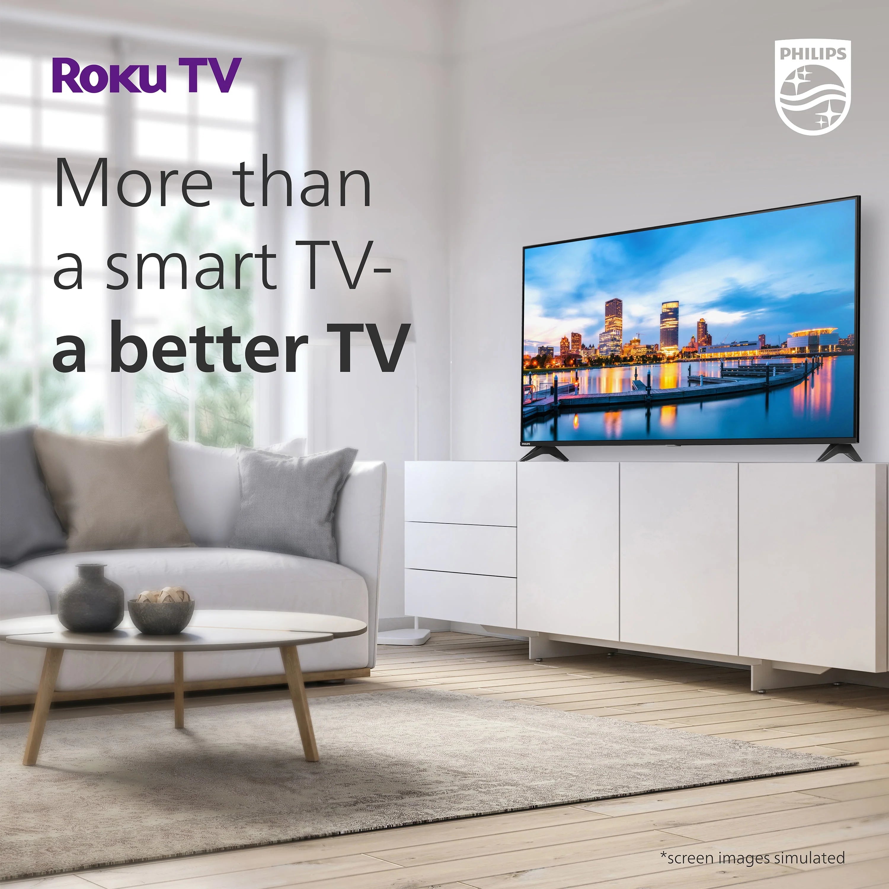 Philips 50" 4K Ultra HD Roku Smart LED TV C19241