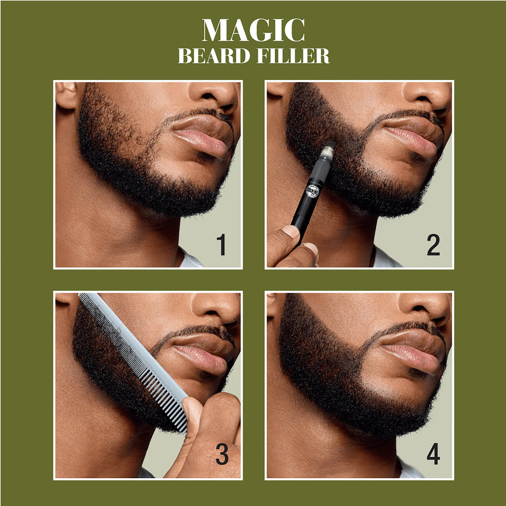 Softsheen-Carson Magic Grooming Beard Filler, Natural Black, 0.05 fl oz D50014