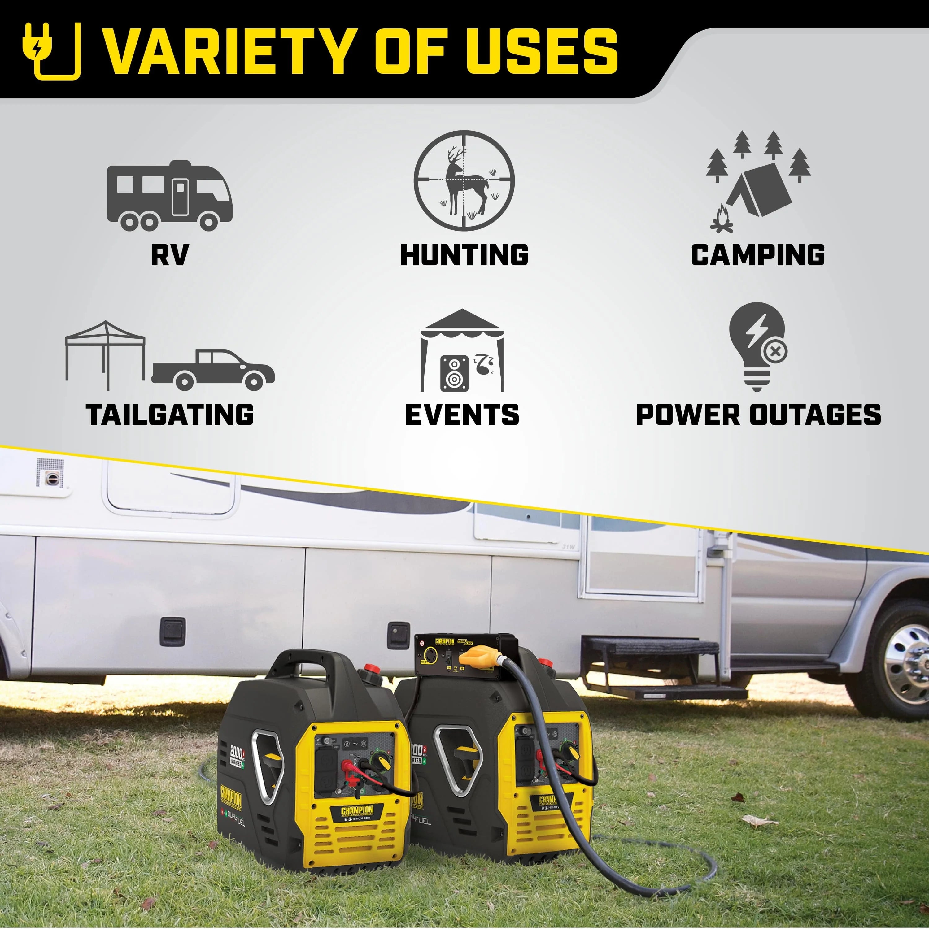 Champion Power Equipment 2000 Watt Dual Fuel Inverter Generator K903