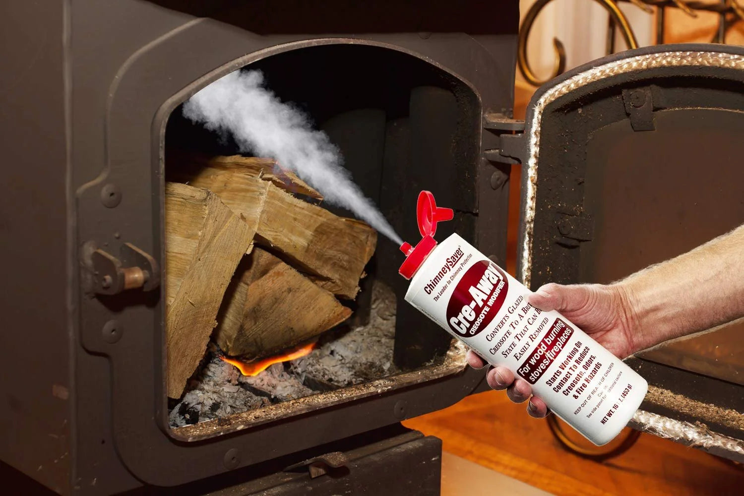 ChimneySaver Cre-Away Creosote Modifier 16 Oz Squeeze Bottle L338844