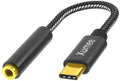 USB C to 3.5mm Headphone Adapter - USB Type C to AUX Audio Jack Hi-Res DAC Dongle Cable Cord Compatible with Pixel 5 4