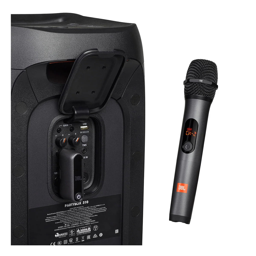 JBL Wireless Microphone Set, Two Microphone System, Black U2964