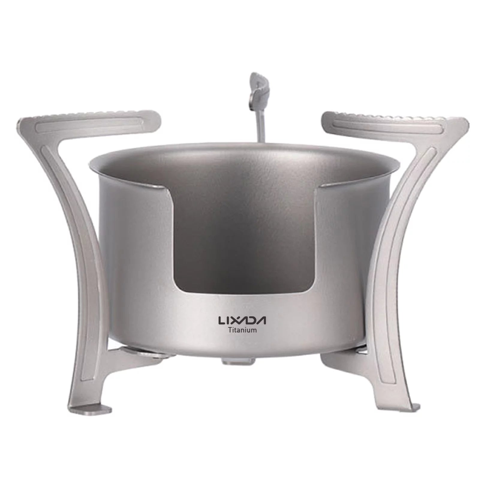 Lixada Ultralight Mini Pocket Alcohol Stove Titanium for Hiking Backpacking Fishing