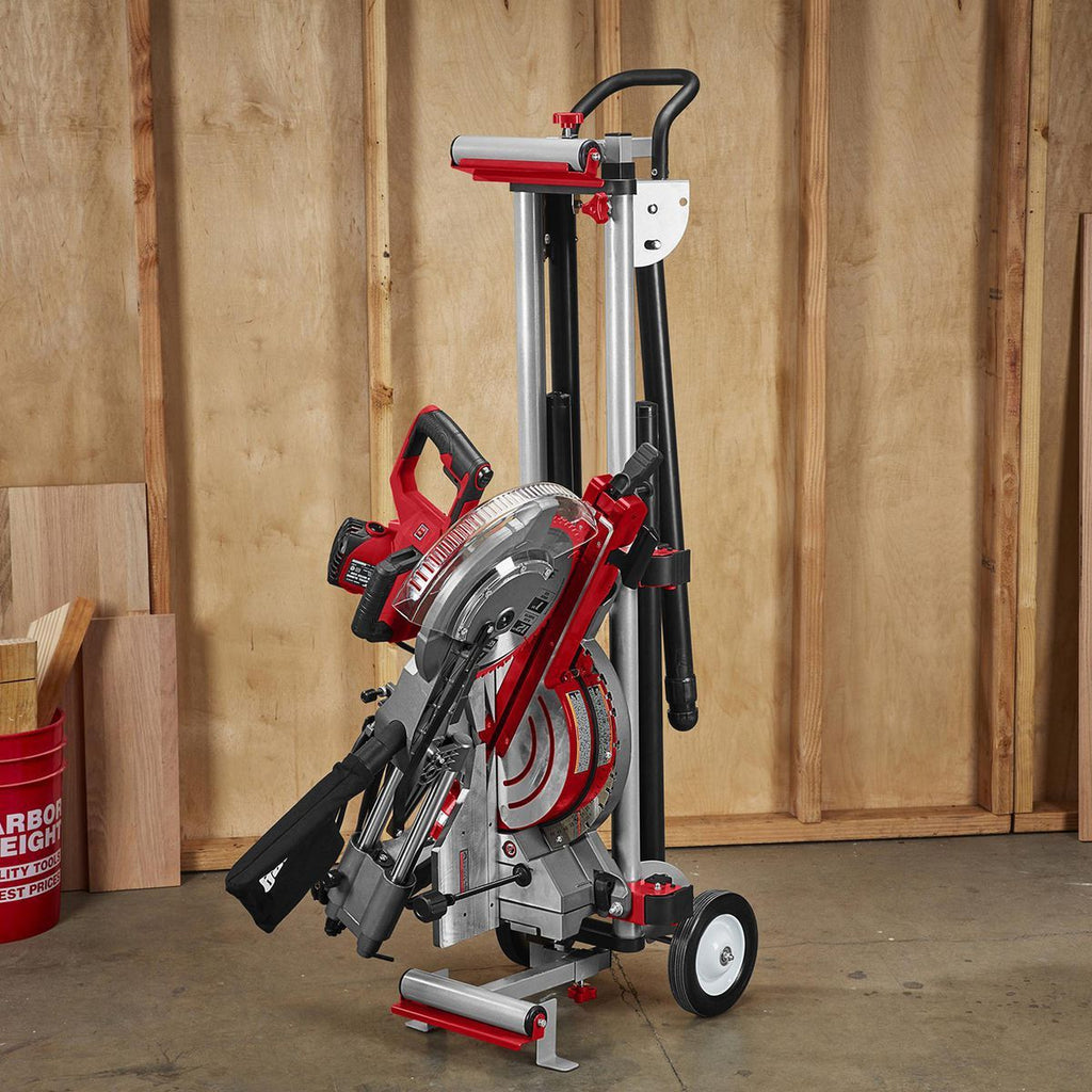 BAUER 400 lb. Mobile Folding Miter Saw Stand L974