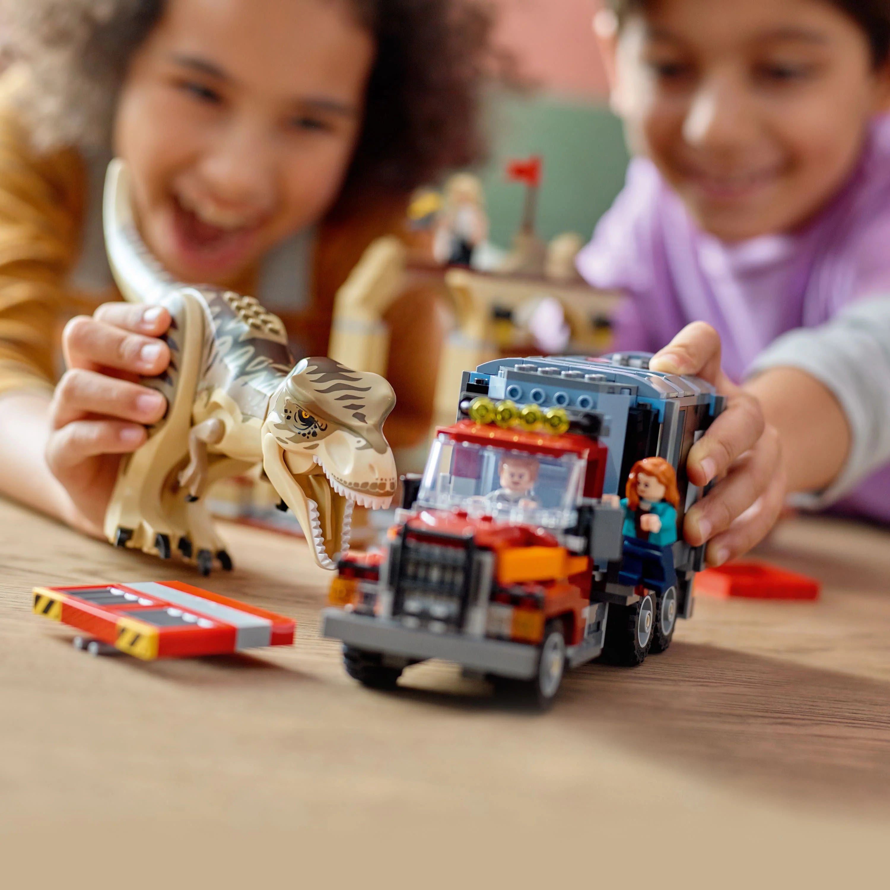 LEGO Jurassic World T. rex & Atrociraptor Dinosaur Breakout 76948 Toy for Kids Ages 8+ H45927