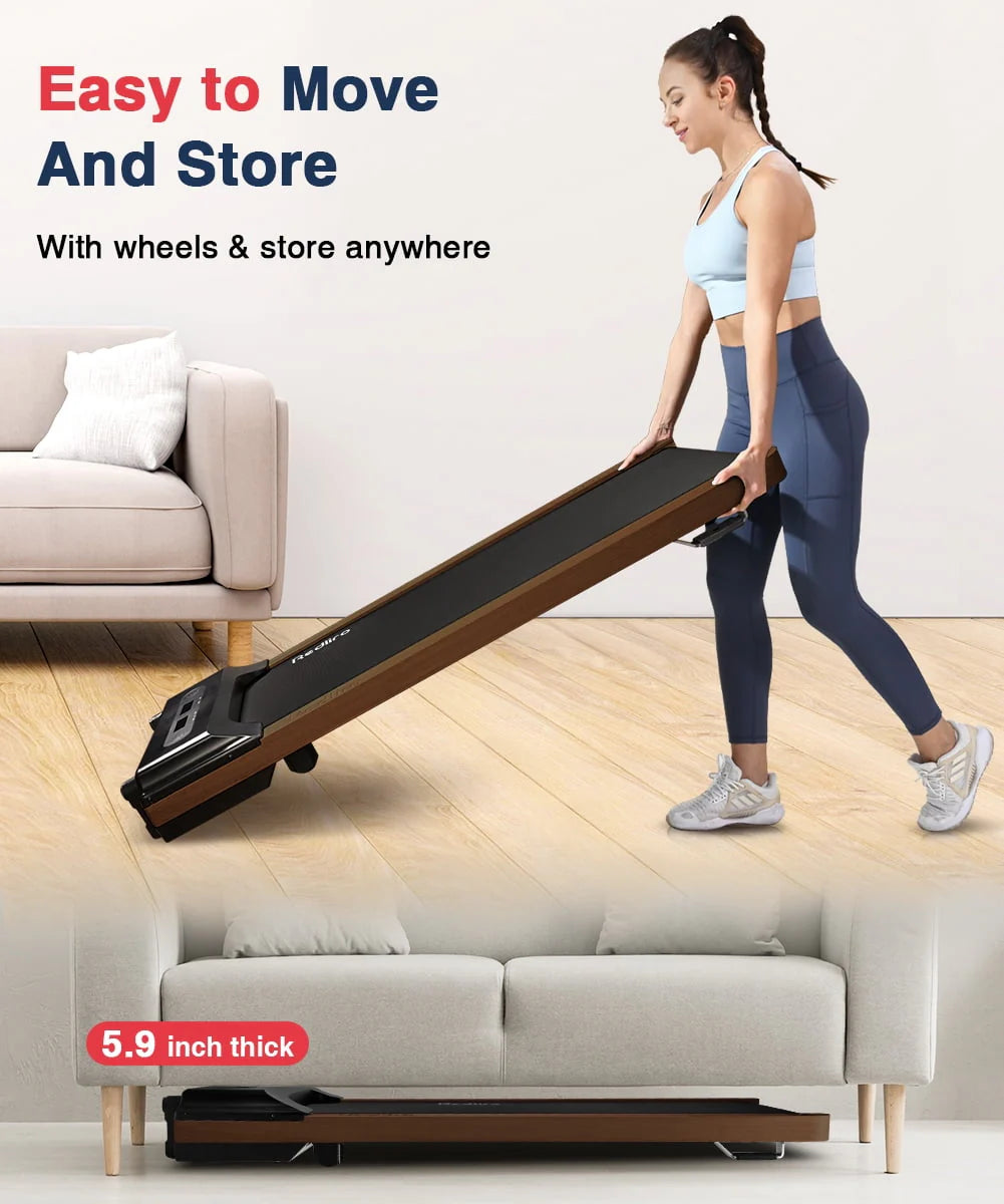 Redliro Walking Pad Under Desk Treadmill 300 lb Capacity L675