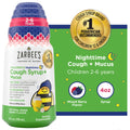 Zarbee's Kids Cough + Mucus Nighttime with Honey, Ivy Leaf, Zinc & Elderberry, Mixed Berry, 4FL Oz