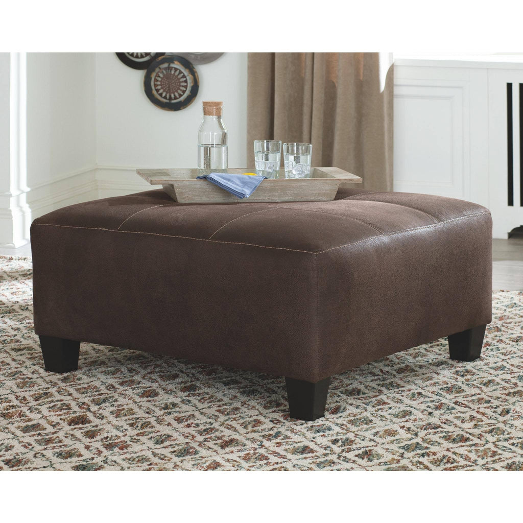 Ashley Navi Oversized Accent Ottoman U13765