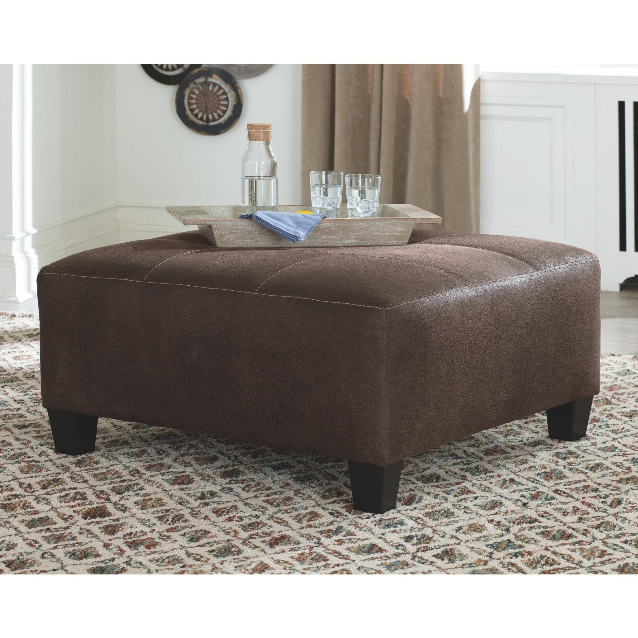 Ashley Navi Oversized Accent Ottoman U13765