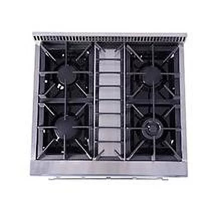 Thor Kitchen 30 inch Freestanding 4 Burner Gas Range in Stainless Steel A4663
