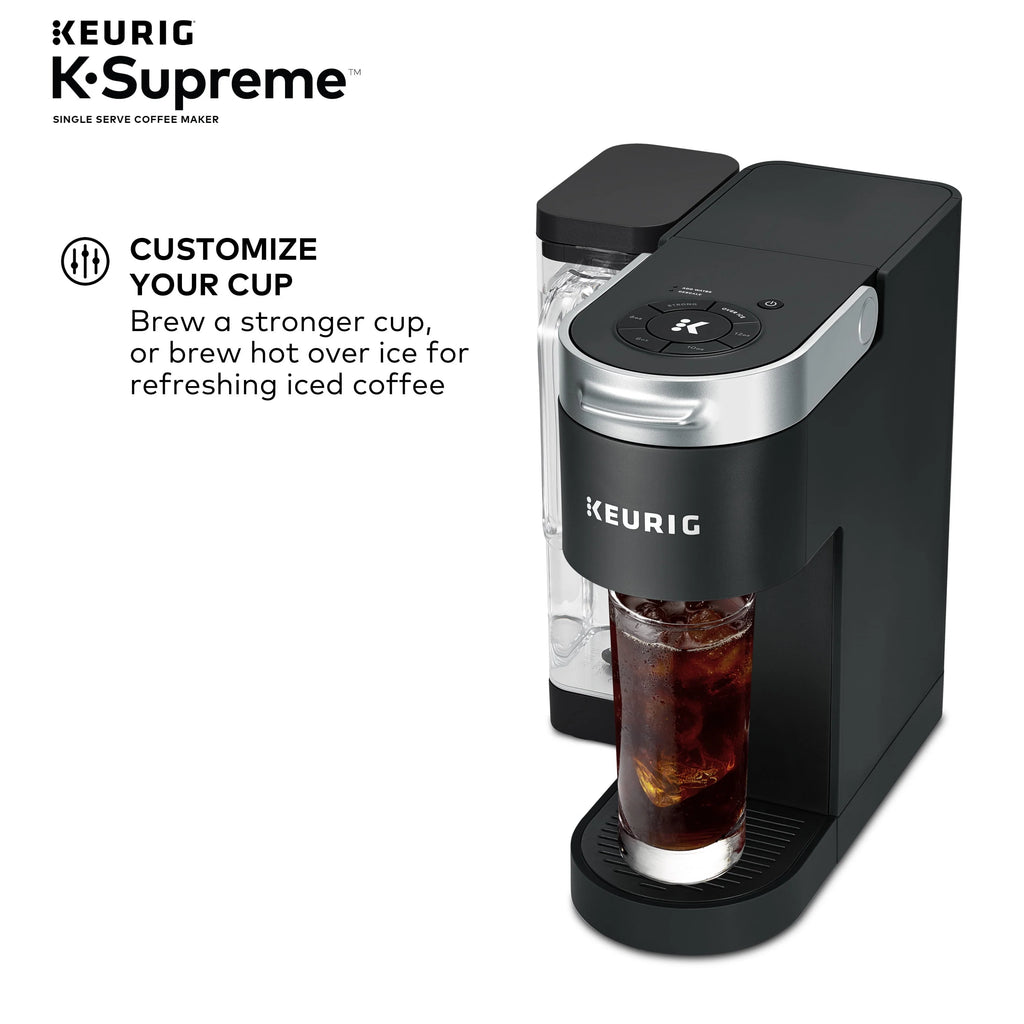 Keurig K-Supreme Single-Serve K-Cup Pod Coffee Maker, Black M388