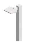 RAB ALED26NW - LED Area Light 26W Neutral LED w/Square Pole Mount Adaptor White