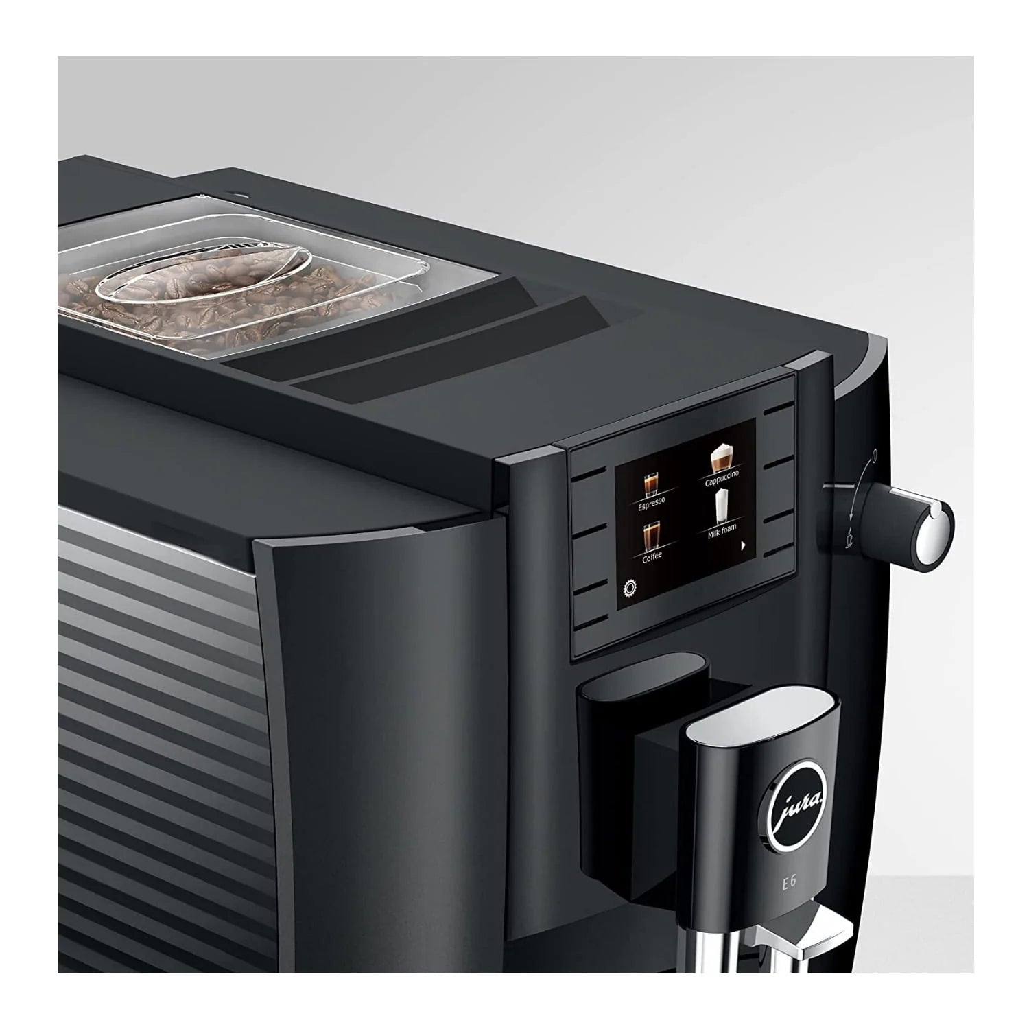 Jura 15559 E6 Automatic Espresso Machine, Piano White T131