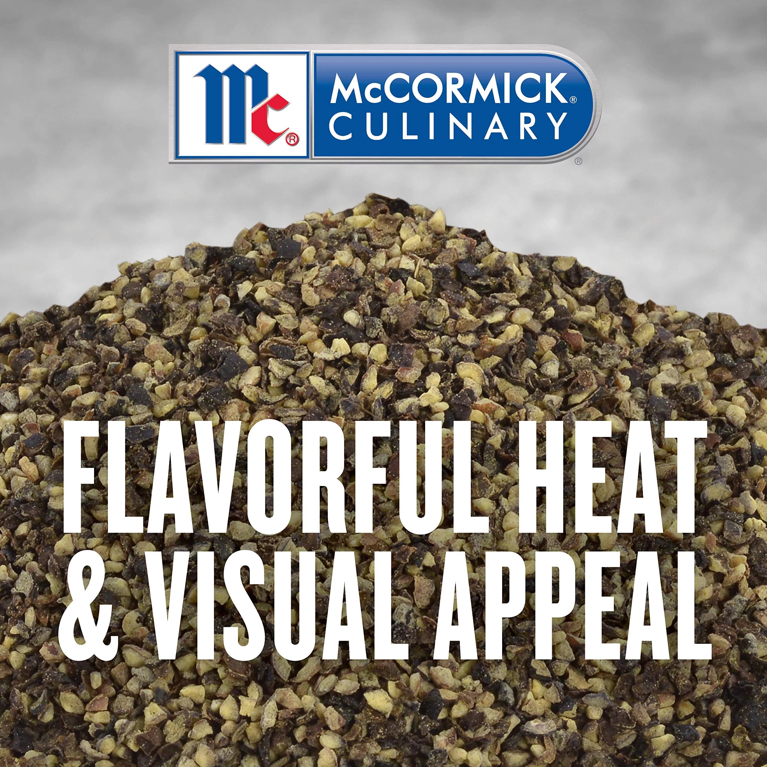Mccormick Culinary Cracked Black Pepper, 5 lb B346523