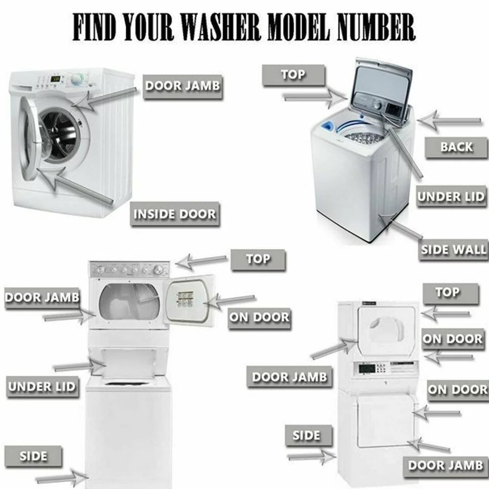 Washer Bearing Kit W10435302 W10447783 for Whirlpool Kenmore Cabrio Maytag H344401